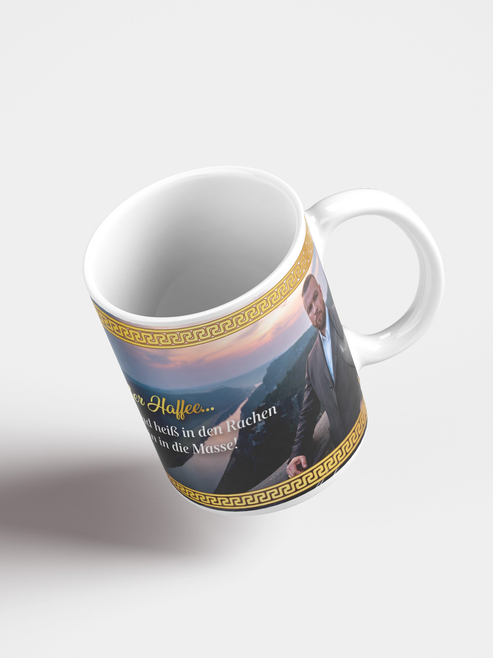 Haffeetasse "Heißer Haffee"