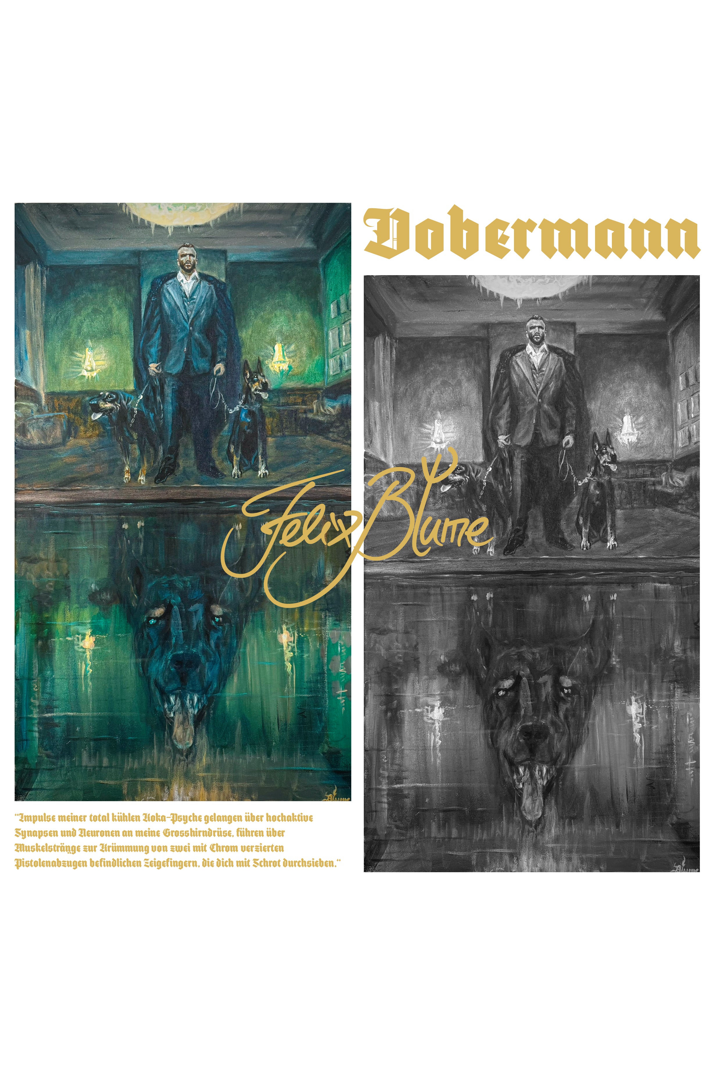 Unisex Oversize T-Shirt "Dobermann"