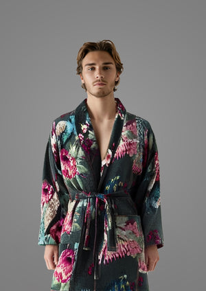 Echter Blume Unisex Bademantel