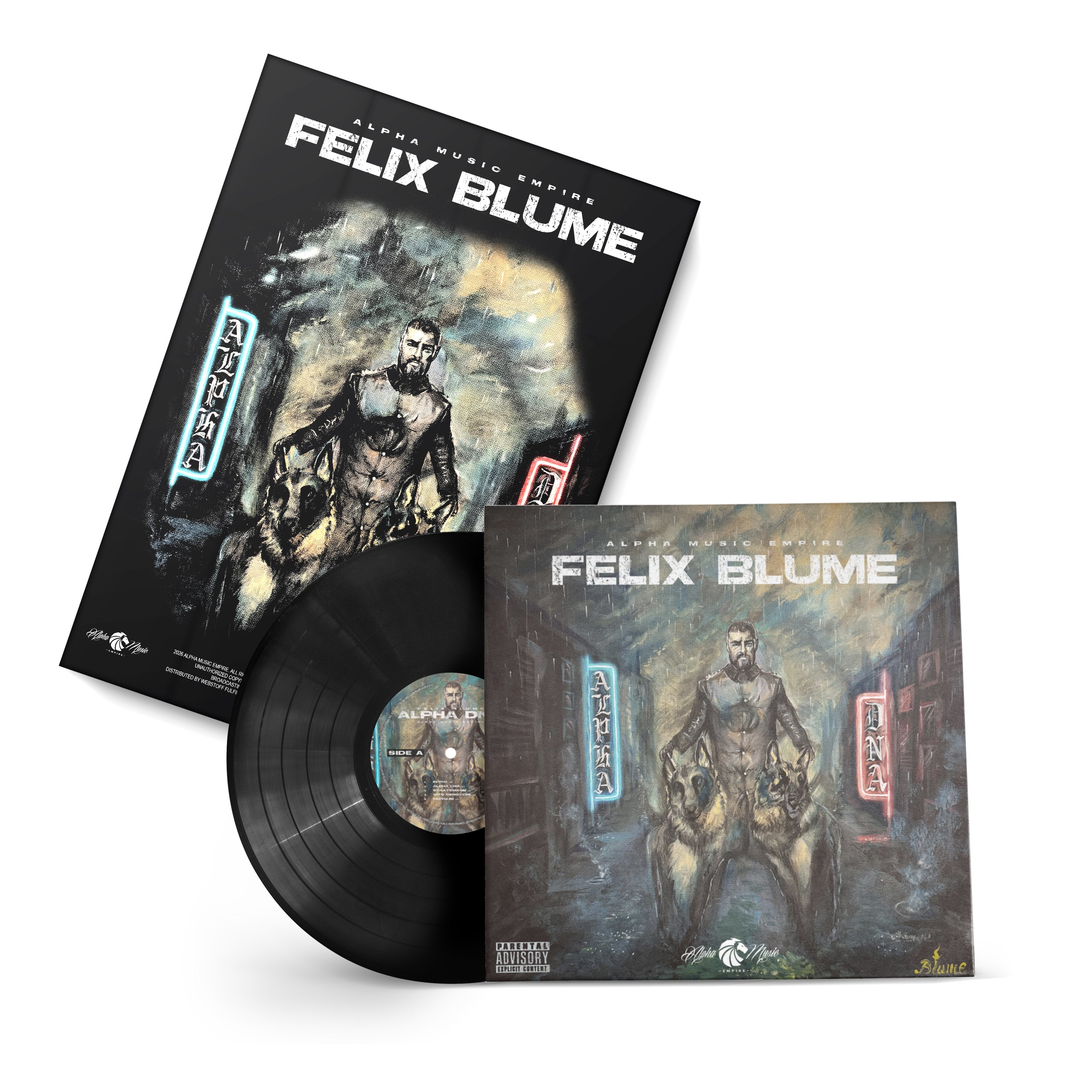 Felix Blume – Alpha DNA – Vinyl & Poster (Handsigniert)