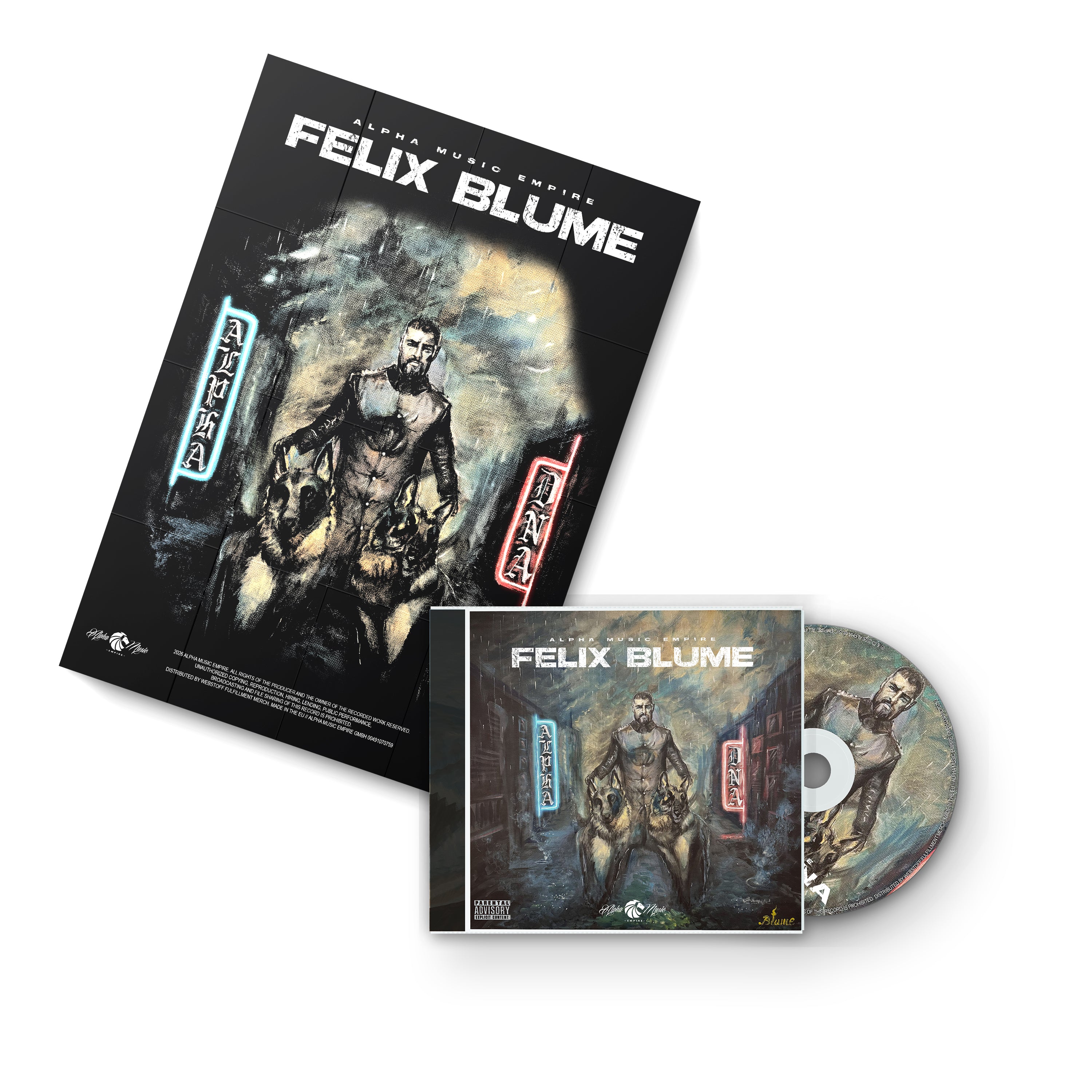 Felix Blume – Alpha DNA – CD & Poster (Handsigniert) Bundle